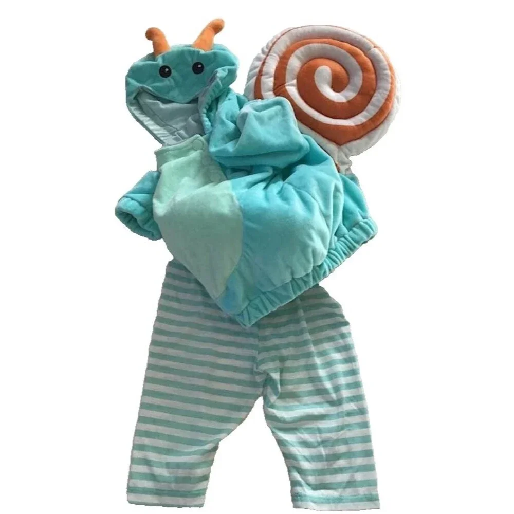 Halloween Costume Infant 0-6 Month Baby Snail Hood Warm 2 Piece Soft